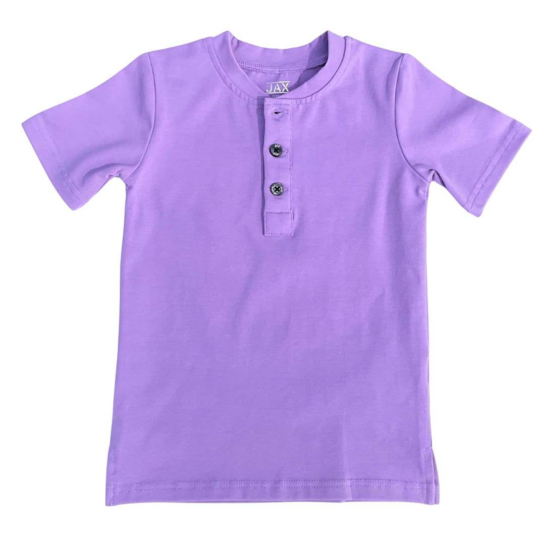 Purple Jax Henley Shirt