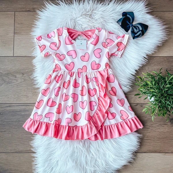 Pink Hearts Dress