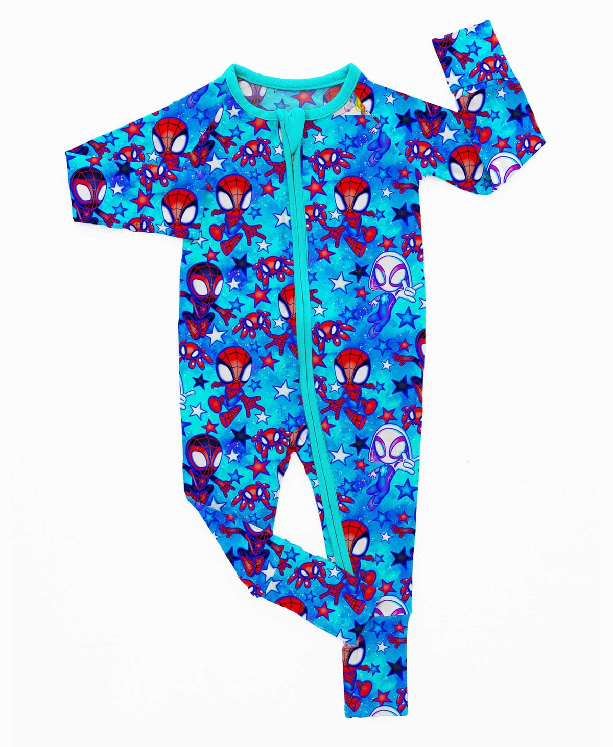 Spider Space Bamboo Romper